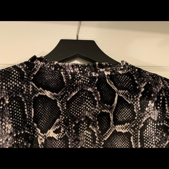 Rebecca Taylor Velvet Snake-Print Jacket - Picture 5 of 5